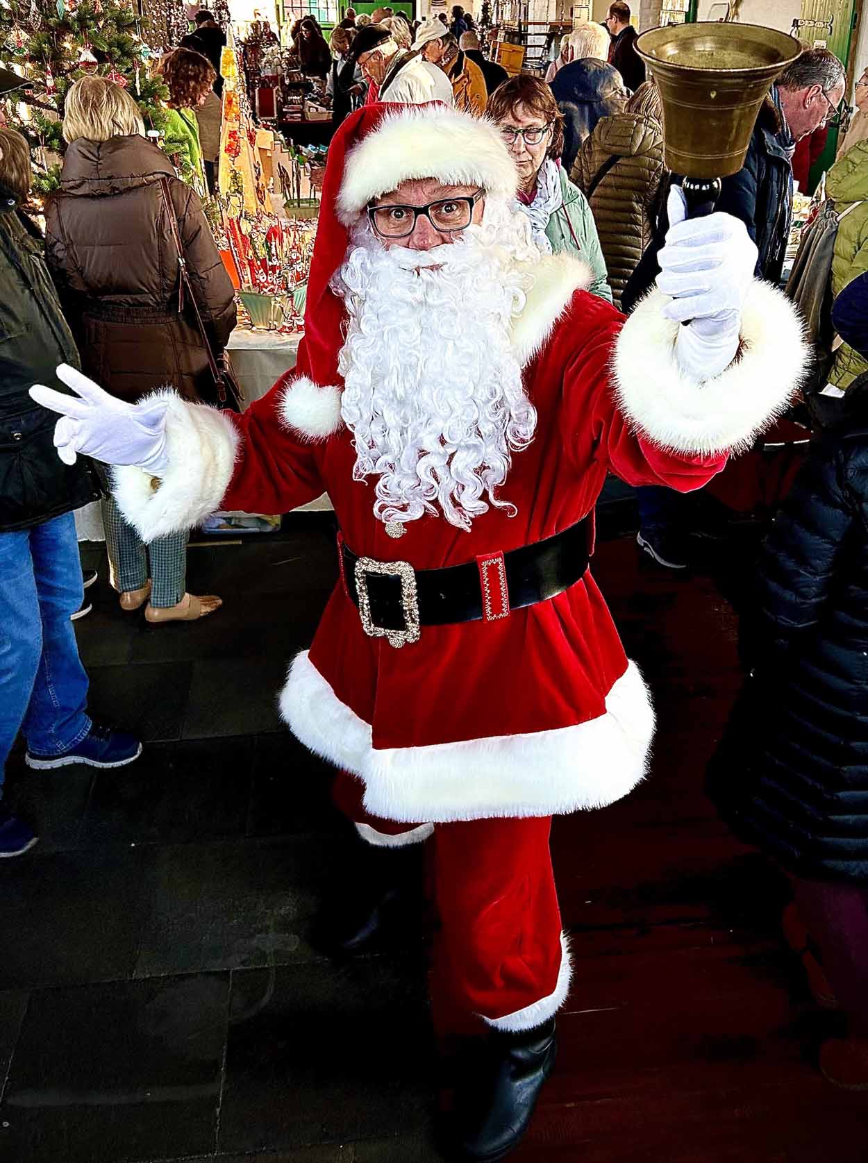Der Weihnachtsmann alias Andreas Vogt kommt am Nikolaustag nach Werne. Foto: privat