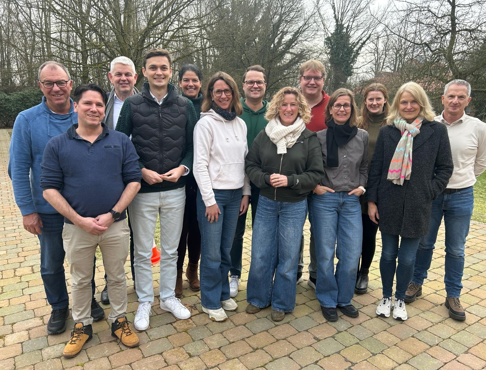 v.l.n.r.: Artur Reichert, Randolf Leite-Newes, Christoph Dammermann, Jonathan Dammermann, Tanja Schätz, Dagny Dammermann, Michael Siegeroth, Claudia Lange, Björn Lerche, Sandra Wulfert, Carolin Siegeroth, Claudia Nitz, Martin Wulfert Foto: C. Dammermann