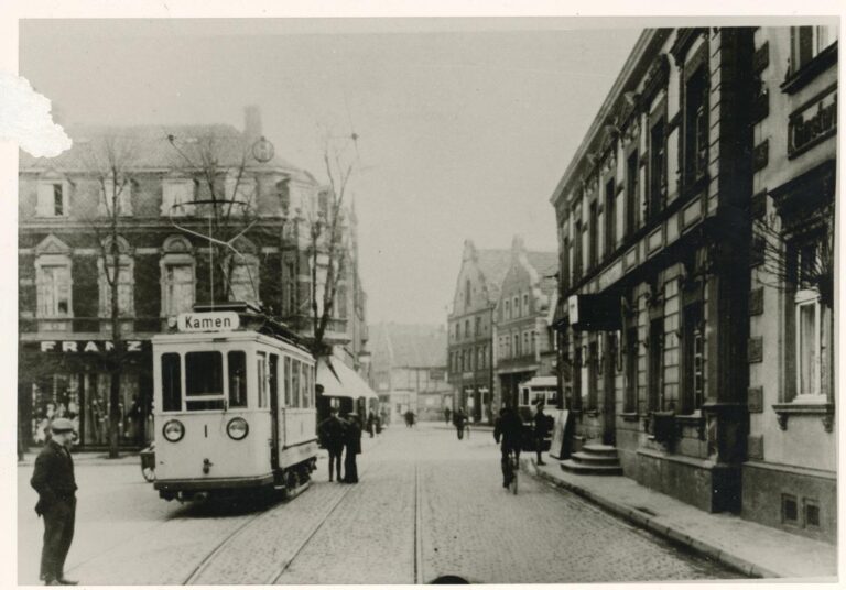 Straßenbahn von Werne nach Kamen, Anfang 20. Jahrhundert. Bild: Stadt Werne