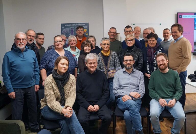 Die Grünen in Werne kamen mit Bürgermeister Lars Hübchen und Kämmerer Marco Schulze-Beckinghausen zur Haushaltsklausurtagung zusammen. Foto: privat