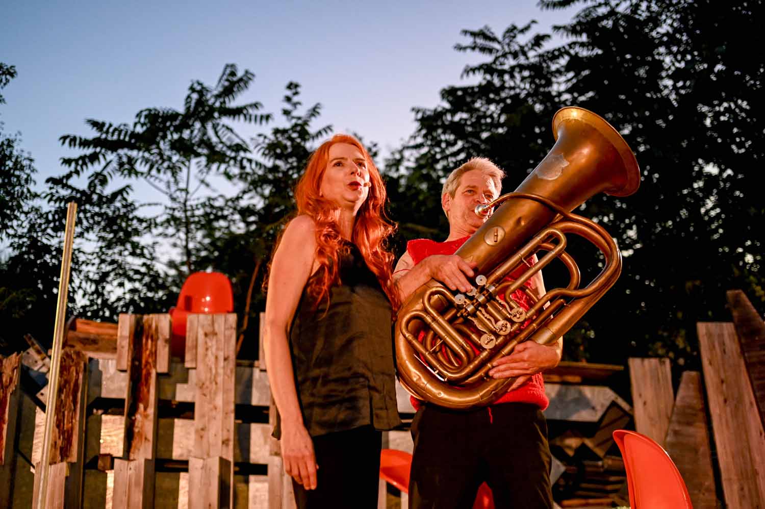 Nach Heinrich Heine und Stefan Zweig nun Kafka: Anette Daugardt und Uwe Neumann kommen mit ihrer persönlichen Fassung von Kafkas „Brief an den Vater“ zu Bücher Beckmann. Foto: Thorsten Wulff