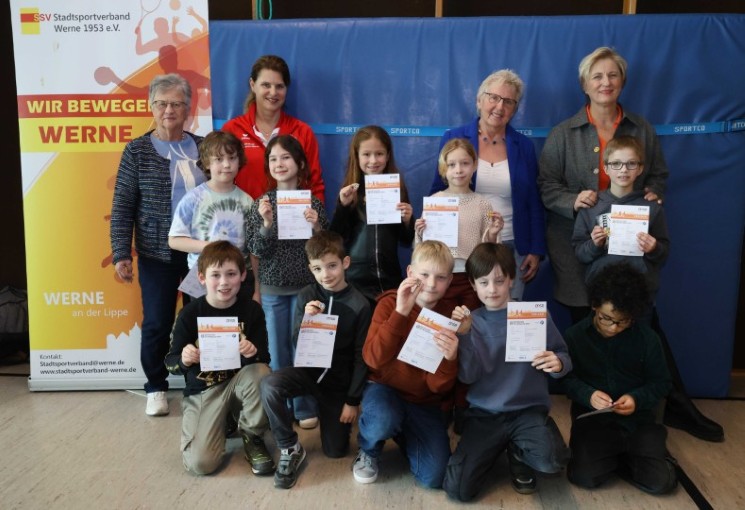 Verleihung der Sportabzeichen an der Uhlandschule