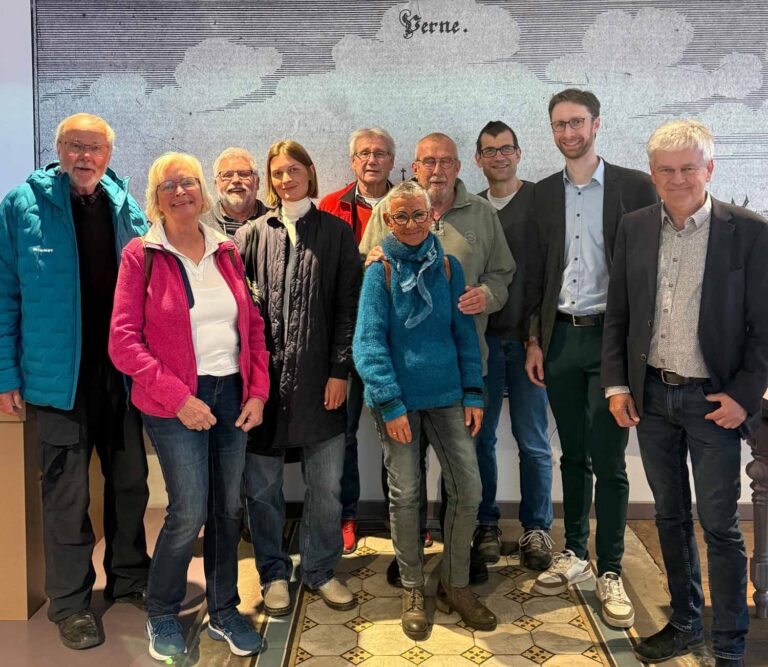 Vertreter/innen von Bündnis 90/Grüne besuchten das Stadtmuseum, wo sie von Leiter Flemming Feß (2. von rechts) empfangen wurden. Foto: privat