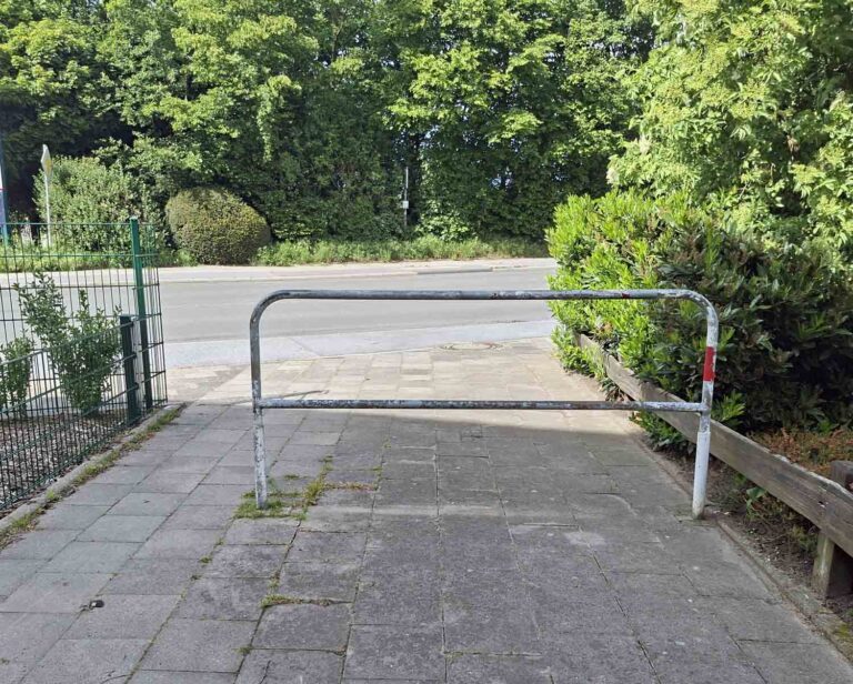 Die Verwaltung hatte im Stadtgebiet 67 Poller ausgemacht, bei denen nach den Vorgaben des Landes Handlungsbedarf besteht. Ziel ist es, unnötige Hindernisse im öffentlichen Verkehrsraum zu entfernen, um die Sicherheit für Radfahrer zu erhöhen und die Barrierefreiheit zu verbessern. Foto: Wagner