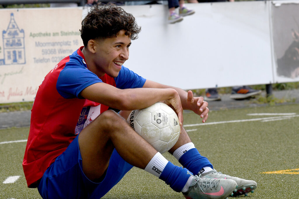 Mirac Sahin hatte allen Grund zur Freude: In seinem letzten Spiel für den Werner SC traf er zweimal. Foto: MSW