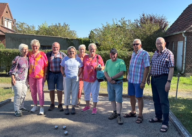 Auch Boule wird in der Kolpingsfamilie gerne gespielt. Foto: privat