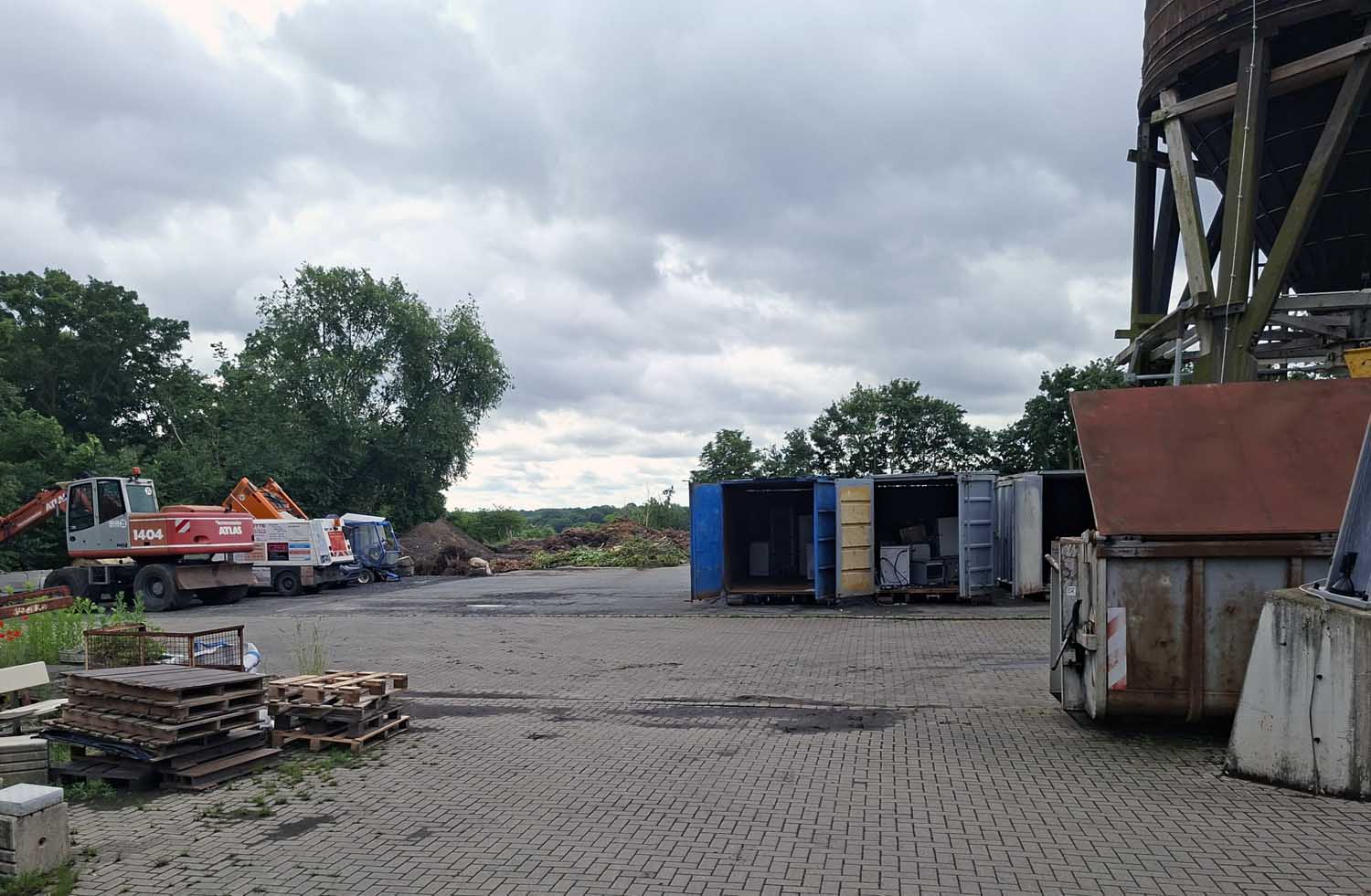Der Wertstoffhof in Werne soll digitaler werden, fordert die FDP. Foto: Wagner