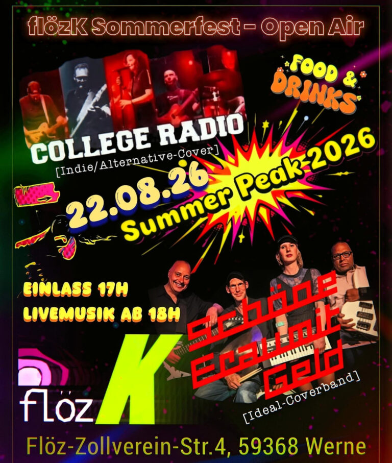 Summer-Peak im flözK mit "College Radio" und "Schöne Frau mit Geld".