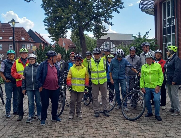 Die Radlerfreunde des Heimatvereins Werne waren wieder unterwegs. Foto: Verein