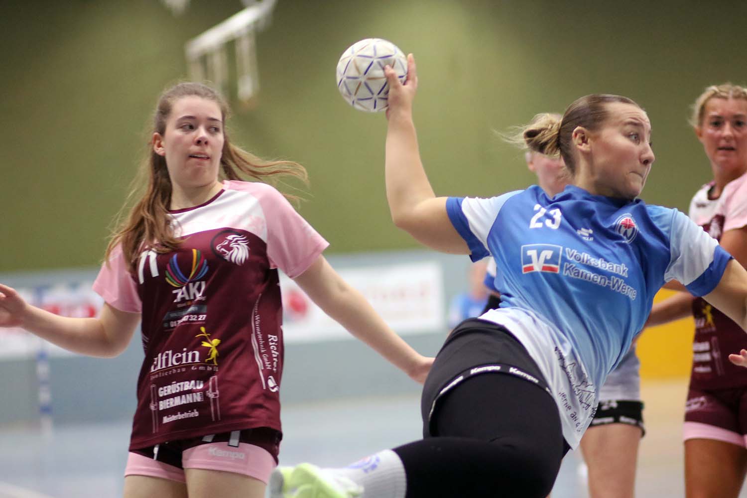 Larissa Lessing warf sechs Tore für den TV Werne. Foto: Wagner
