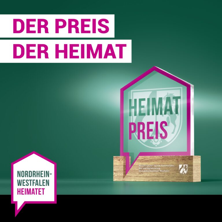 Drei Projekte werden mit dem Heimatpreis Werne 2026 ausgezeichnet. (c) MHKDB NRW