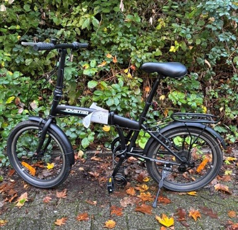 Das Klapprad wurde zwecks Eigentumssicherung von der Polizei sichergestellt. Foto: KPB Unna