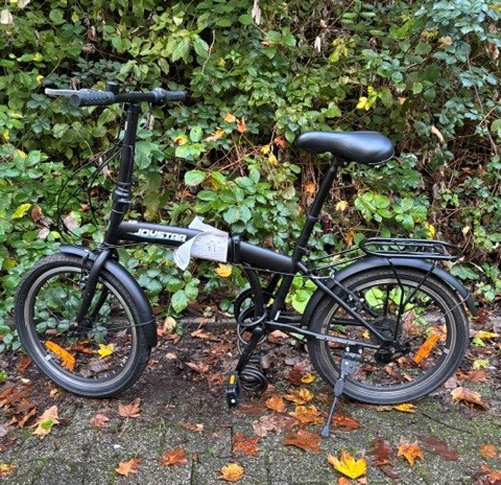 Das Klapprad wurde zwecks Eigentumssicherung von der Polizei sichergestellt. Foto: KPB Unna